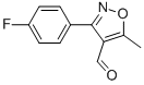 3-(4-Fluorophenyl)-5-methylisoxazole-4-carboxaldehyde CAS#: 869496-66-2