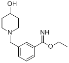 3-(4-HYDROXY-PIPERIDIN-1-YLMETHYL)-BENZIMIDIC ACID ETHYL ESTER CAS#: 887578-17-8