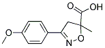 3-(4-METHOXY-PHENYL)-5-METHYL-4,5-DIHYDRO-ISOXAZOLE-5-CARBOXYLIC ACID CAS#: 878427-26-0