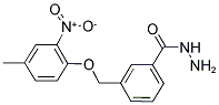 3-(4-METHYL-2-NITRO-PHENOXYMETHYL)-BENZOIC ACID HYDRAZIDE CAS#: 832737-80-1