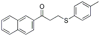 3-[(4-METHYLPHENYL)SULFANYL]-1-(2-NAPHTHYL)-1-PROPANONE CAS#: 882748-44-9