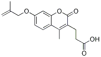 3-{4-Methyl-7-[(2-methylprop-2-en-1-yl)oxy]-2-oxo-2H-chromen-3-yl}propanoic acid CAS#: 858750-45-5