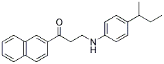 3-[4-(SEC-BUTYL)ANILINO]-1-(2-NAPHTHYL)-1-PROPANONE CAS#: 882748-30-3