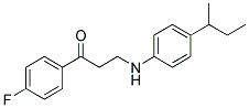3-[4-(SEC-BUTYL)ANILINO]-1-(4-FLUOROPHENYL)-1-PROPANONE CAS#: 882748-27-8