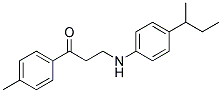 3-[4-(SEC-BUTYL)ANILINO]-1-(4-METHYLPHENYL)-1-PROPANONE CAS#: 882748-29-0