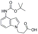 3-(4-TERT-BUTOXYCARBONYLAMINO-INDOL-1-YL)-PROPIONIC ACID CAS#: 885266-65-9