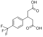 3-[4-(TRIFLUOROMETHYL)PHENYL]PENTANEDIOIC ACID CAS#: 848611-89-2
