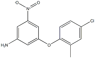 3-(4-chloro-2-methylphenoxy)-5-nitroaniline CAS#: 832737-41-4