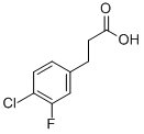 3-(4-chloro-3-fluorophenyl)propanoic acid CAS#: 881189-65-7