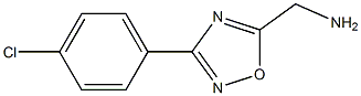 [3-(4-chlorophenyl)-1,2,4-oxadiazol-5-yl]methanamine CAS#: 885953-64-0