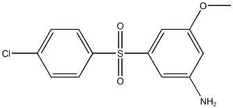 3-[(4-chlorophenyl)sulfonyl]-5-methoxyaniline CAS#: 832739-83-0