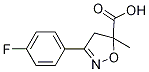 3-(4-fluorophenyl)-5-methyl-4,5-dihydroisoxazole-5-carboxylic acid(SALTDATA: FREE) CAS#: 878426-96-1