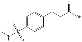 3-{4-[(methylamino)sulfonyl]phenyl}propanoic acid CAS#: 842975-38-6
