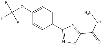 3-(4-(trifluoromethoxy)phenyl)-1,2,4-oxadiazole-5-carbohydrazide CAS#: 883028-82-8