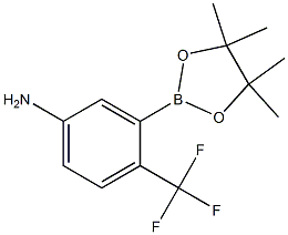 3-(4,4,5,5-tetraMethyl-1,3,2-dioxaborolan-2-yl)-4-(trifluoroMethyl)benzenaMine CAS#: 882679-08-5