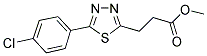 3-[5-(4-CHLORO-PHENYL)-1,3,4-THIADIAZOL-2-YL]-PROPIONIC ACID METHYL ESTER CAS#: 885951-43-9