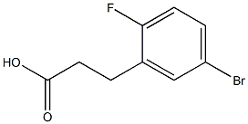 3-(5-Bromo-2-fluorophenyl)propionic acid CAS#: 881189-58-8