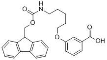 3-(5-[(FLUOREN-9-YLMETHOXY)CARBONYLAMINO]PENTYLOXY)BENZOIC ACID CAS#: 850349-64-3