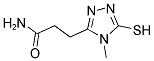 3-(5-MERCAPTO-4-METHYL-4H-1,2,4-TRIAZOL-3-YL)PROPANAMIDE CAS#: 854137-67-0