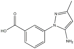 3-(5-amino-3-methyl-1H-pyrazol-1-yl)benzoic acid CAS#: 872407-85-7