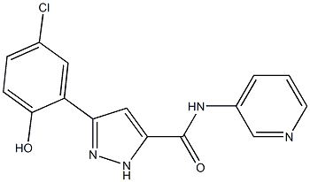 3-(5-chloro-2-hydroxyphenyl)-N-(3-pyridinyl)-1H-pyrazole-5-carboxamide CAS#: 879461-88-8