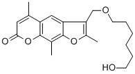 3-(6-HYDROXYHEXYL)METHYL-2,5,9-TRIMETHYL-7H-FURO[3,2-G]-[1]BENZOPYRAN-7-ONE CAS#: 869308-45-2