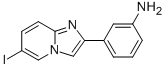 3-(6-IODO-IMIDAZO[1,2-A]PYRIDIN-2-YL)-PHENYLAMINE CAS#: 866018-05-5