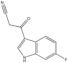 3-(6-fluoro-1H-indol-3-yl)-3-oxopropanenitrile CAS#: 882562-43-8