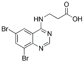 3-(6,8-DIBROMO-QUINAZOLIN-4-YLAMINO)-PROPIONIC ACID CAS#: 886500-14-7