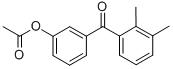 3-ACETOXY-2',3'-DIMETHYLBENZOPHENONE CAS#: 890099-05-5