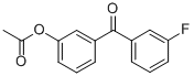 3-ACETOXY-3'-FLUOROBENZOPHENONE CAS#: 890099-47-5