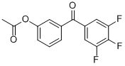3-ACETOXY-3',4',5'-TRIFLUOROBENZOPHENONE CAS#: 890099-23-7
