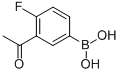 (3-ACETYL-4-FLUOROPHENYL)BORONIC ACID CAS#: 850198-68-4