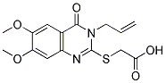 (3-ALLYL-6,7-DIMETHOXY-4-OXO-3,4-DIHYDRO-QUINAZOLIN-2-YLSULFANYL)-ACETIC ACID CAS#: 886500-27-2