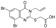 (3-ALLYL-6,8-DIBROMO-4-OXO-3,4-DIHYDRO-QUINAZOLIN-2-YLSULFANYL)-ACETIC ACID CAS#: 886500-94-3