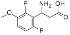 3-AMINO-3-(2,6-DIFLUORO-3-METHOXY-PHENYL)-PROPIONIC ACID CAS#: 887584-05-6