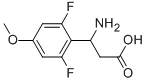 3-AMINO-3-(2,6-DIFLUORO-4-METHOXY-PHENYL)-PROPIONIC ACID CAS#: 887583-80-4