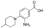 3-AMINO-4-(4-METHYL-PIPERIDIN-1-YL)-BENZOIC ACID CAS#: 842965-30-4