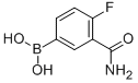 3-(AMINOCARBONYL)-4-FLUOROBENZENEBORONIC ACID CAS#: 874219-34-8