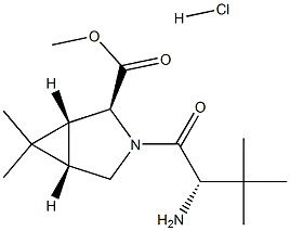 3-Azabicyclo[3.1.0]hexane-2-carboxylic acid, 3-[(2S)-2-aMino-3,3-diMethyl-1-oxobutyl]-6,6-diMethyl-, Methyl ester, Monohydrochloride, (1R,2S,5S)- CAS#: 847644-96-6