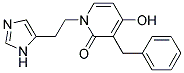 3-BENZYL-4-HYDROXY-1-[2-(1H-IMIDAZOL-5-YL)ETHYL]-2(1H)-PYRIDINONE CAS#: 860650-82-4