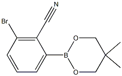3-BROMO-2-CYANOPHENYLBORONIC ACID NEOPENTYL GLYCOL ESTER CAS#: 883899-07-8