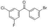 3-BROMO-3'-CHLORO-5'-FLUOROBENZOPHENONE CAS#: 844879-45-4