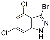 3-BROMO-4,6-DICHLORO (1H)INDAZOLE CAS#: 887568-12-9