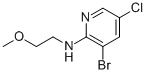 3-BROMO-5-CHLORO-N-(2-METHOXYETHYL)PYRIDIN-2-AMINE CAS#: 850349-94-9