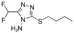 3-BUTYLSULFANYL-5-DIFLUOROMETHYL-[1,2,4]TRIAZOL-4-YLAMINE CAS#: 886496-06-6