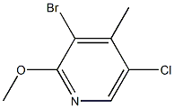 3-BroMo-5-chloro-2-Methoxy-4-Methylpyridine CAS#: 851607-30-2