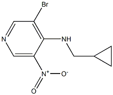 (3-Bromo-5-nitro-pyridin-4-yl)-cyclopropylmethyl-amine CAS#: 842144-57-4