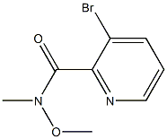 3-Bromo-N-Methoxy-N-Methylpicolinamide CAS#: 867353-49-9