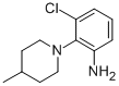 3-CHLORO-2-(4-METHYL-PIPERIDIN-1-YL)-PHENYLAMINE CAS#: 842965-35-9